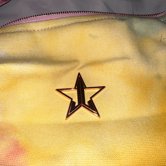 NEW Jeffree Star Cosmetics Spring 2021 Box Exclusive Tie Dye Makeup Bag Purse - Picture 2 of 9